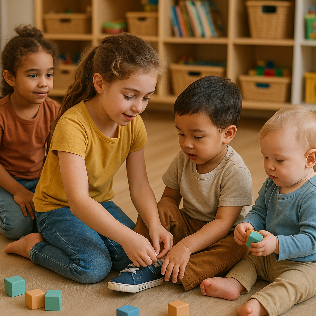 Benefits of Mixed Age Play in Small Daycare Settings in Deerfield