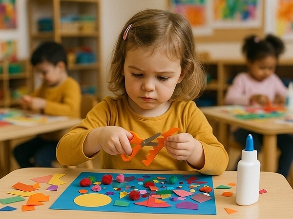 Using Art Projects to Build Fine Motor Skills in Deerfield Preschoolers