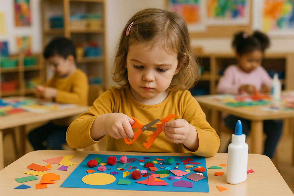Using Art Projects to Build Fine Motor Skills in Deerfield Preschoolers