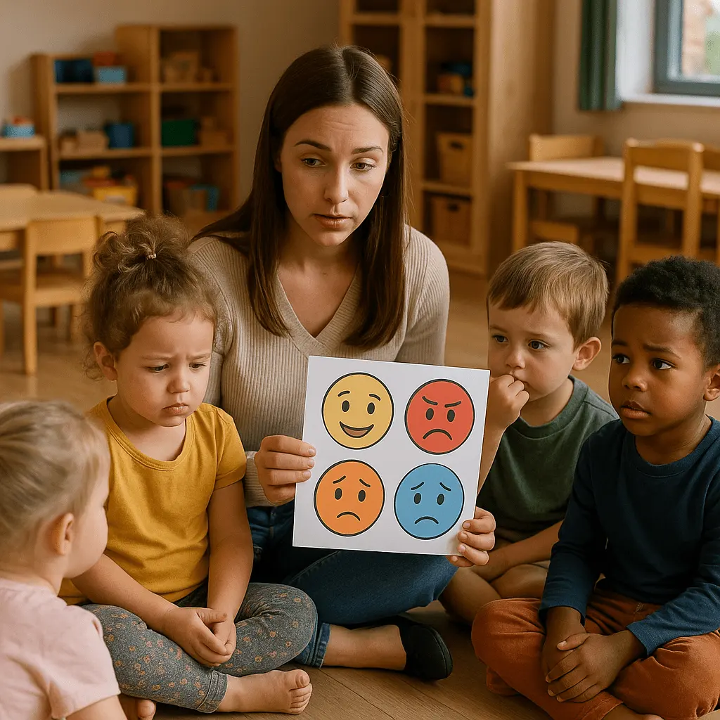 Helping Children Understand Feelings at a Deerfield Daycare Center